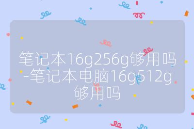 笔记本16g256g够用吗-笔记本电脑16g512g够用吗