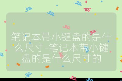 笔记本带小键盘的是什么尺寸-笔记本带小键盘的是什么尺寸的