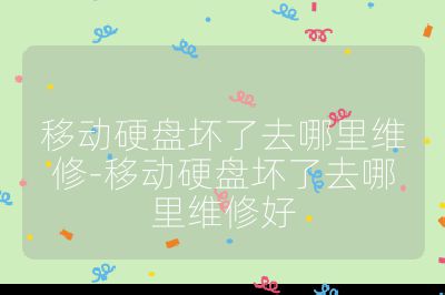 移动硬盘坏了去哪里维修-移动硬盘坏了去哪里维修好